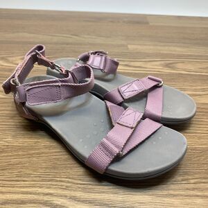 Vionic Candace Sport Hiking Arch Support Purple Gray Sandals Women’s Size 7.5
